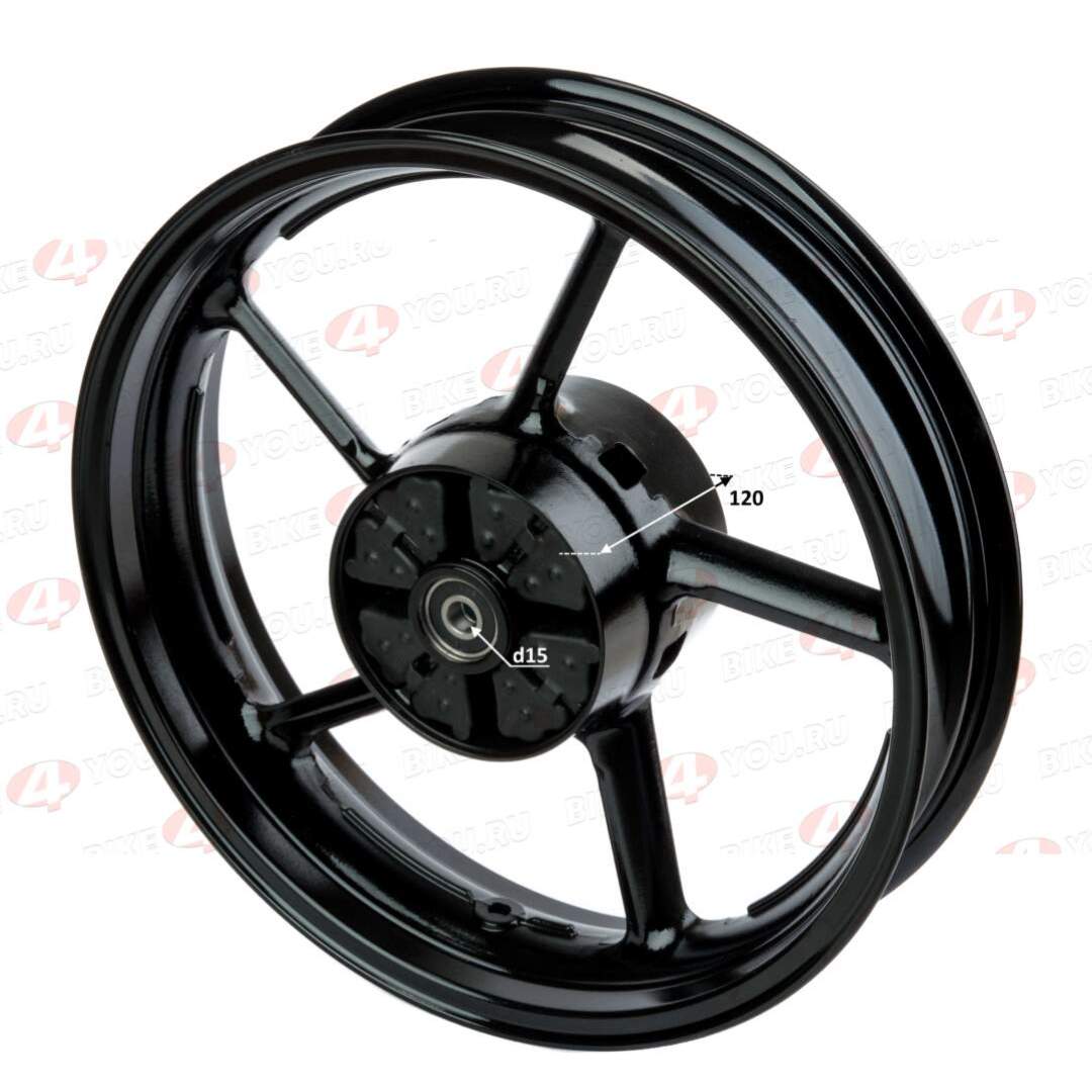 Обод задний литой (3,5-R17 d=15mm) Bandit