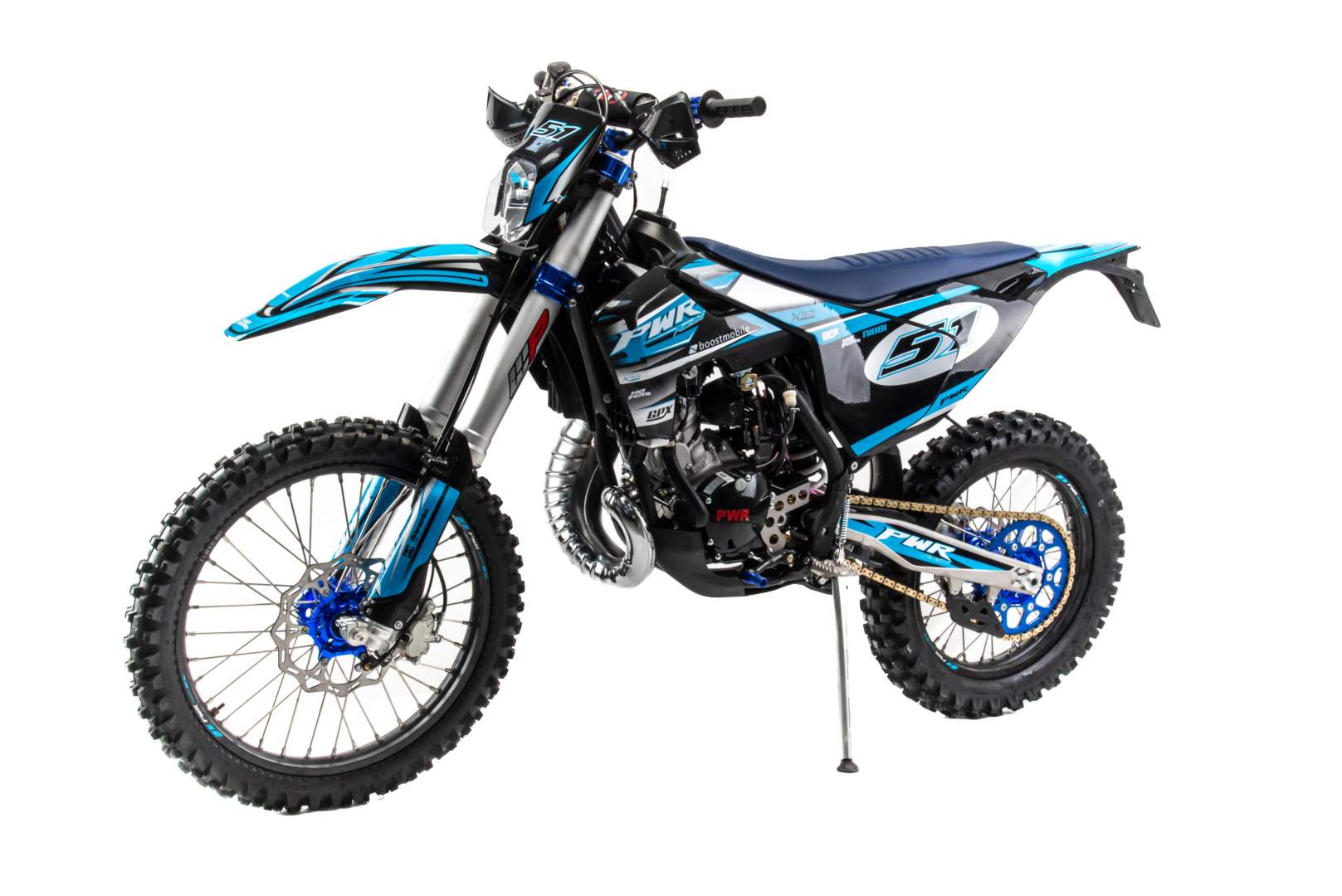 Мотоцикл Кросс PWR FS250 (2-STROKE) синий РАСПРОДАЖА